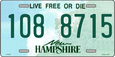NH license plate 1088715