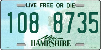 NH license plate 1088735