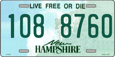 NH license plate 1088760