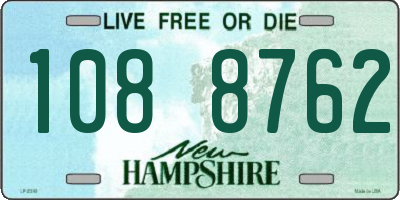 NH license plate 1088762