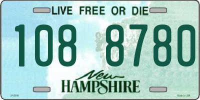 NH license plate 1088780