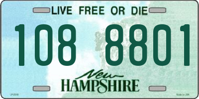 NH license plate 1088801