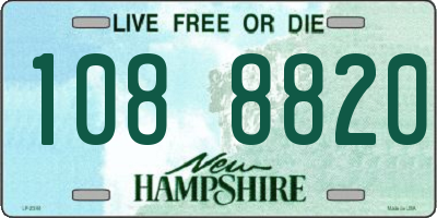 NH license plate 1088820
