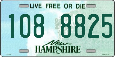 NH license plate 1088825