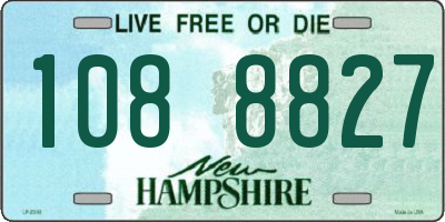 NH license plate 1088827
