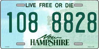 NH license plate 1088828