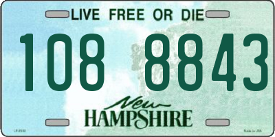 NH license plate 1088843