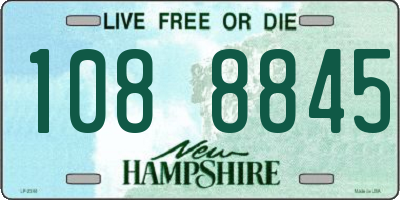NH license plate 1088845