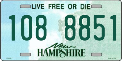 NH license plate 1088851
