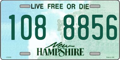 NH license plate 1088856