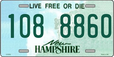 NH license plate 1088860