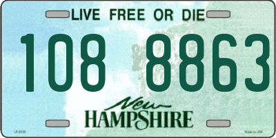 NH license plate 1088863