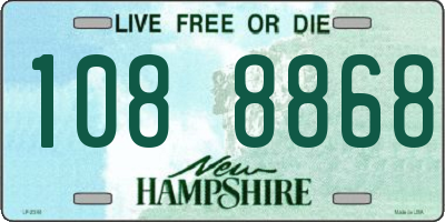 NH license plate 1088868