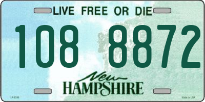 NH license plate 1088872