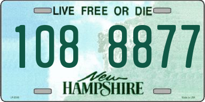 NH license plate 1088877