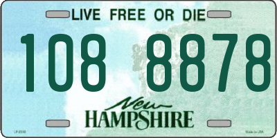 NH license plate 1088878