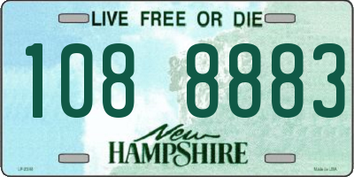 NH license plate 1088883