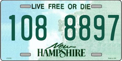 NH license plate 1088897