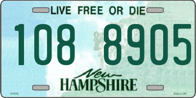 NH license plate 1088905