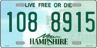 NH license plate 1088915