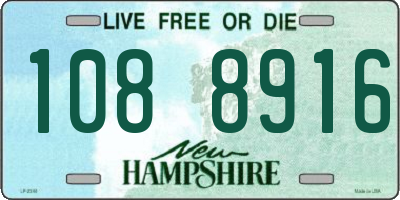 NH license plate 1088916