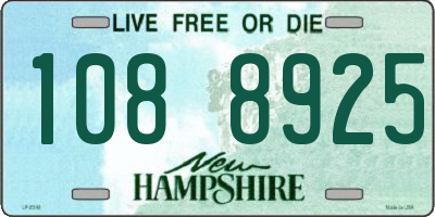 NH license plate 1088925