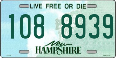 NH license plate 1088939