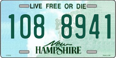 NH license plate 1088941