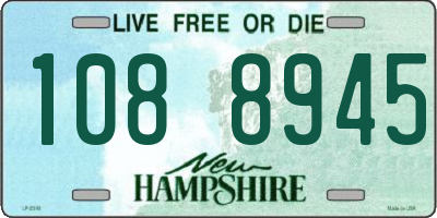 NH license plate 1088945