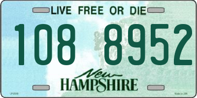 NH license plate 1088952