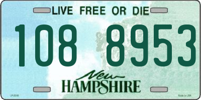 NH license plate 1088953