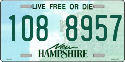 NH license plate 1088957