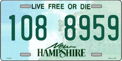 NH license plate 1088959
