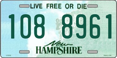 NH license plate 1088961