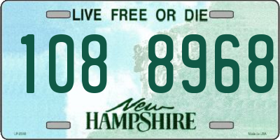 NH license plate 1088968