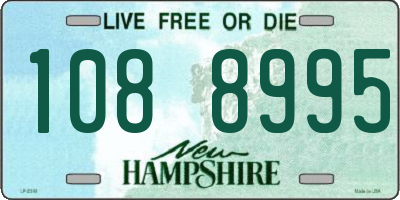NH license plate 1088995