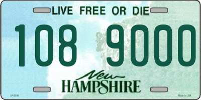 NH license plate 1089000