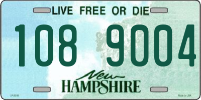 NH license plate 1089004