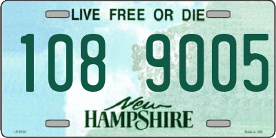 NH license plate 1089005