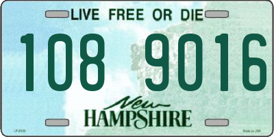 NH license plate 1089016