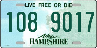NH license plate 1089017