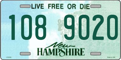 NH license plate 1089020