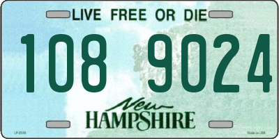 NH license plate 1089024