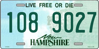 NH license plate 1089027