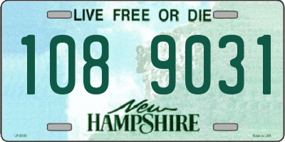 NH license plate 1089031