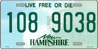NH license plate 1089038
