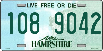 NH license plate 1089042