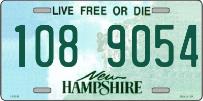 NH license plate 1089054