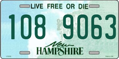 NH license plate 1089063