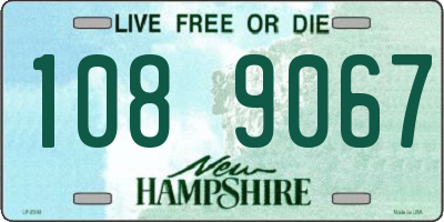 NH license plate 1089067